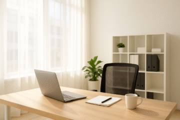 Čisti poslovni prostor.